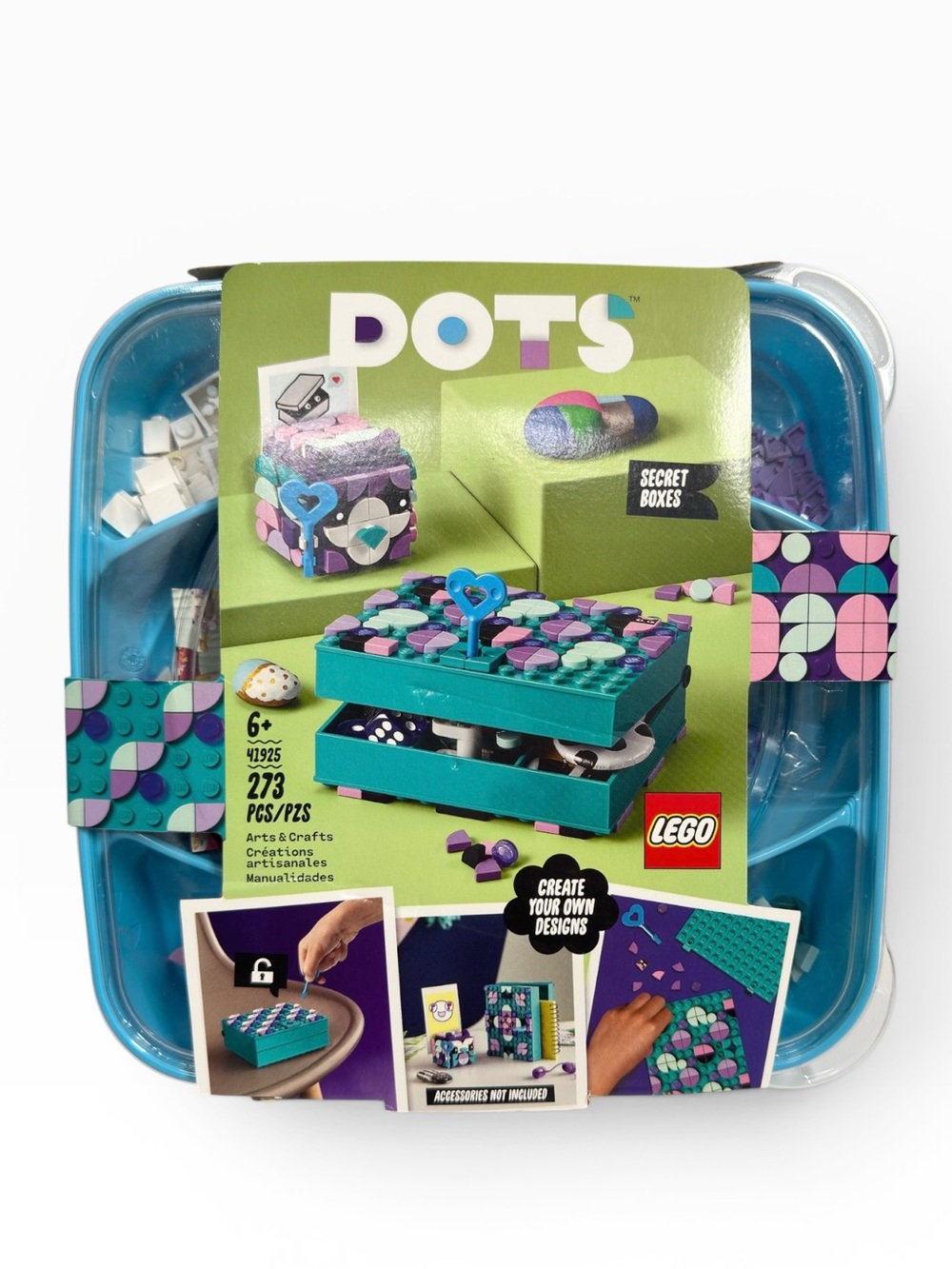 LEGO DOTS Secret Boxes 41925 Craft Storage Building Set New Sealed Retired Toy